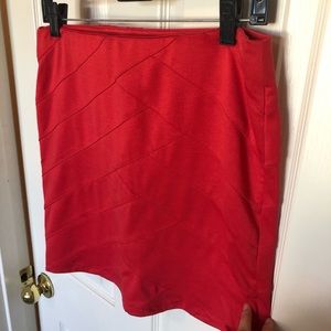 Red/Pink pencil skirt